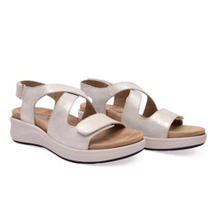 Baerchi Comfort Πέδιλο Marta 61653-2141 Ασημί