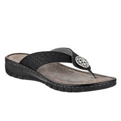 Naturelle Naturelle Comfort Ανοιχτό Πέδιλο Diha 1098A Μαύρο
