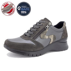 Piesanto Piesanto Ανατομικό Παπούτσι Sporty 245705-289G Ανθρακί-Καφέ