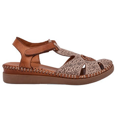 Treintas Treintas Comfort Πέδιλο Tati L-1016 Μπεζ-Καφέ