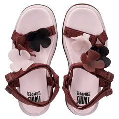 Camper Comfort Πέδιλο Twins K201726-014 Μπορντό - Ροζ