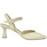 Desiree Πέδιλο Elby8 Μπεζ Λουστρίνι