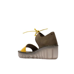 FLY London Πέδιλο Bilu P501465003 Κίτρινο-Χακί