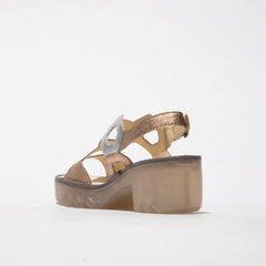 FLY London Fly London Comfort Πέδιλο Tewa P501573007 Χρυσό-Ασημί
