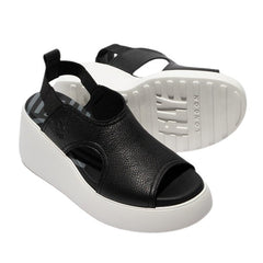 Fly London Comfort Πέδιλο Duji P145410000 Μαύρο