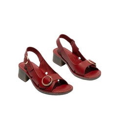 Fly London Comfort Πέδιλο Edov P145237007 Κόκκινο