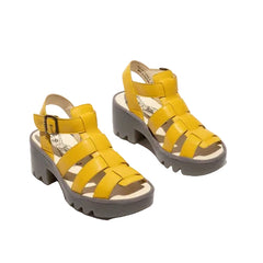 Fly London Comfort Πέδιλο Terf P501614003 Κίτρινο