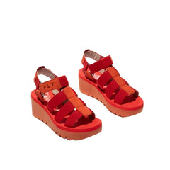 Fly London Comfort Πέδιλο Yoji P145198009 Κόκκινο - Πορτοκαλί