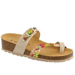Naturelle Naturelle Comfort Ανοιχτό Πέδιλο Maya 10506 Πολύχρωμο-Μπεζ