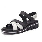 Piesanto Piesanto Ανατομικό Πέδιλο Fog 250784-768H Μαύρο-Off White