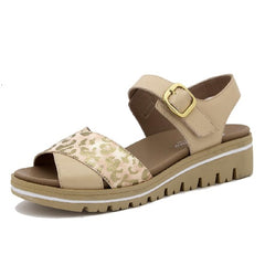 Piesanto Piesanto Ανατομικό Πέδιλο Leopi 250778-768H Nude-Λεοπάρ