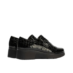 Pitillos Loafer Cross 10055 Μαύρο Λουστρίνι