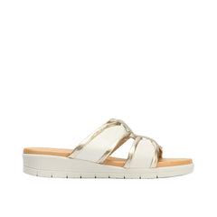 Pitillos Comfort Πέδιλο Stella 5550 Άσπρο-Χρυσό