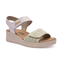 Treintas Comfort Πέδιλο Sonia 4517 Λευκό-Πράσινο