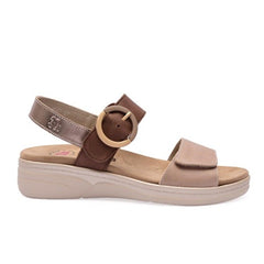 Treintas Comfort Πέδιλο Vika 4527 Καφέ-Μπεζ