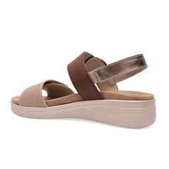 Treintas Comfort Πέδιλο Vika 4527 Καφέ-Μπεζ