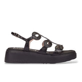 Wonders Comfort Πέδιλο Heaven 03 A-4503 Μαύρο Λουστρίνι