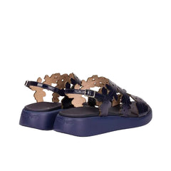 Wonders Comfort Πέδιλο Mar 51 C-6551 Μπλε Λουστρίνι