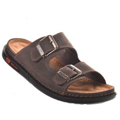 X-Feet Comfort Ανδρική Παντόφλα Roul A86 Καφέ