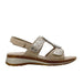 Πέδιλο Hawaii 2.0 12-29002-08G Μπεζ-Ασημί