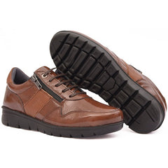 Baerchi Βaerchi Comfort Παπούτσι Flex 40901-2002 Καφέ Λουστρίνι