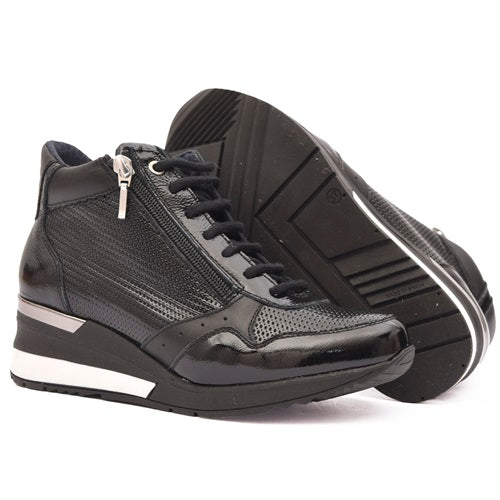 Baerchi Παπούτσι Siri 40603-3000 Μαύρο Λουστρίνι