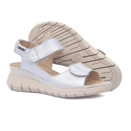 Baerchi Πέδιλο 61802-3013 Ασημένιο-Γκρι.