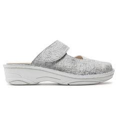 Παντόφλα Heliane 03457-155 Γκρι-Ασημί