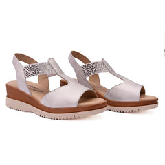 Baerchi Πέδιλο Marsella 40000-3141 Άσπρο-Ασημί