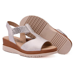 Baerchi Πέδιλο Marsella 40000-3141 Άσπρο-Ασημί