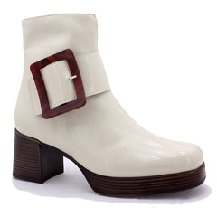 Piesanto Μποτάκι Lux 245502-448G Λευκό