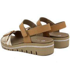 Piesanto Πέδιλο Garda 240774-768H Πορτοκαλί-Μπεζ