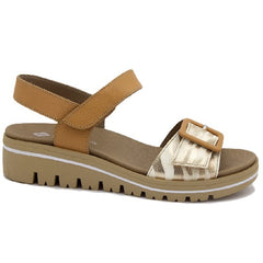 Piesanto Πέδιλο Garda 240774-768H Πορτοκαλί-Μπεζ