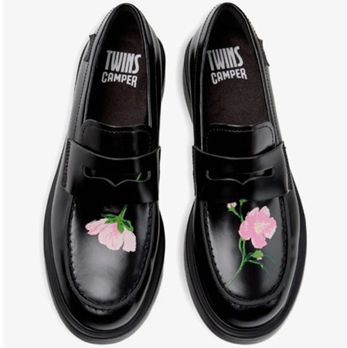 Camper Camper Comfort Loafer Twins K201790-007 Μαύρο