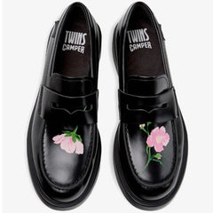 Camper Camper Comfort Loafer Twins K201790-007 Μαύρο