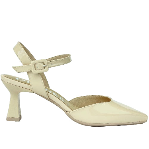 Desiree Πέδιλο Elby8 Μπεζ Λουστρίνι