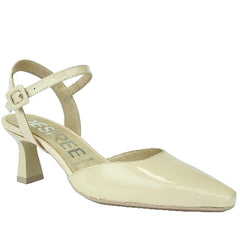 Desiree Πέδιλο Elby8 Μπεζ Λουστρίνι