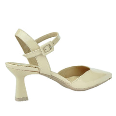 Desiree Πέδιλο Elby8 Μπεζ Λουστρίνι