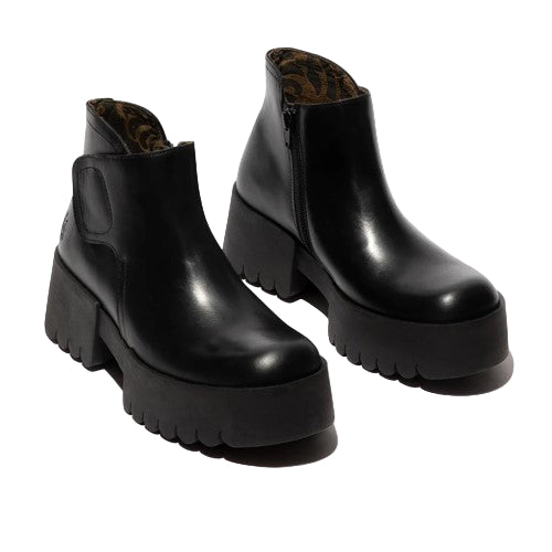 FLY London Μποτάκι Endo P145006000 Μαύρο