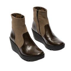 FLY London Μποτάκι Yuxi P501506007 Χακί