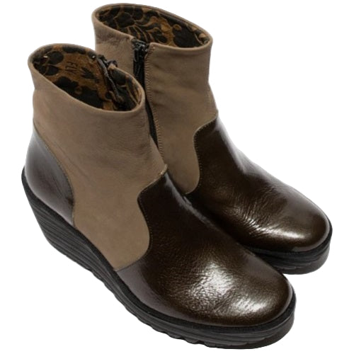 FLY London Μποτάκι Yuxi P501506007 Χακί