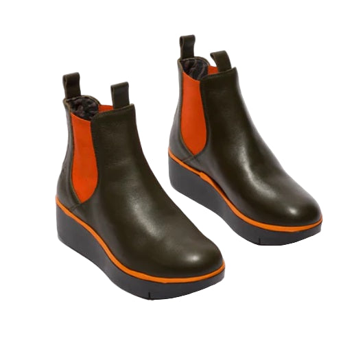 FLY London Μποτάκι Jery P501536001 Σκούρο Χακί