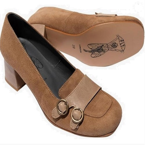 FLY London Γόβα Sawi P145169001 Σκούρο Μπεζ