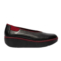 Fly London Comfort Μοκασίνι Jury P501470007 Μαύρο-Μπορντό