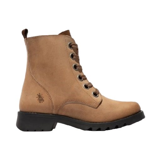 Fly London Comfort Μποτάκι Roog P145186000 Σκούρο Μπεζ