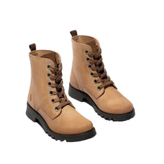 Fly London Comfort Μποτάκι Roog P145186000 Σκούρο Μπεζ