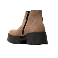 Fly London Comfort Μποτάκι Endo P145006006 Σκούρο Μπεζ