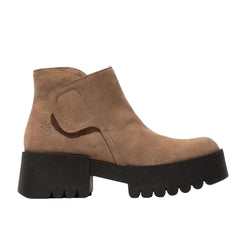 Fly London Comfort Μποτάκι Endo P145006006 Σκούρο Μπεζ