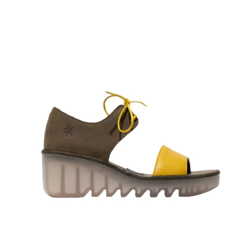 FLY London Πέδιλο Bilu P501465003 Κίτρινο-Χακί