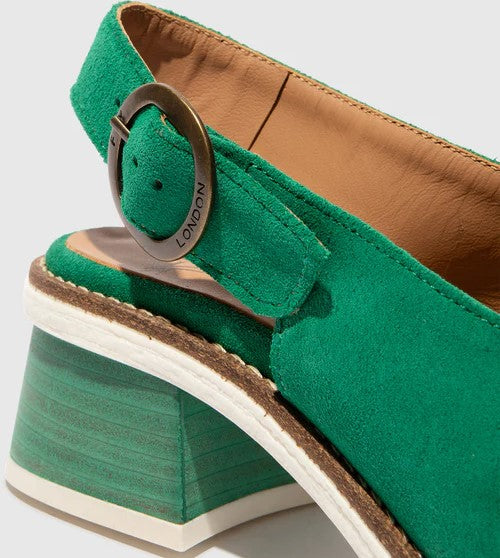 FLY London Πέδιλο Ceri P145090001 Πράσινο